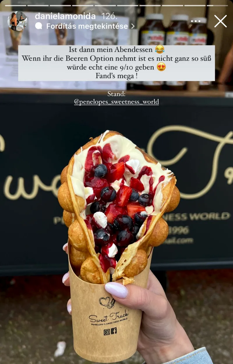 Kundenbewertung — 9/10 Beeren Waffel