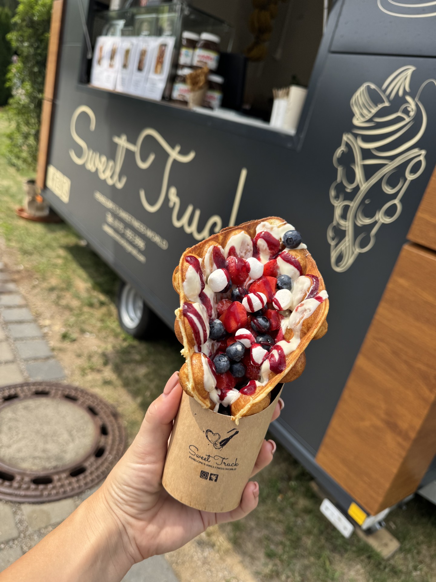 Mascarpone Waffel
